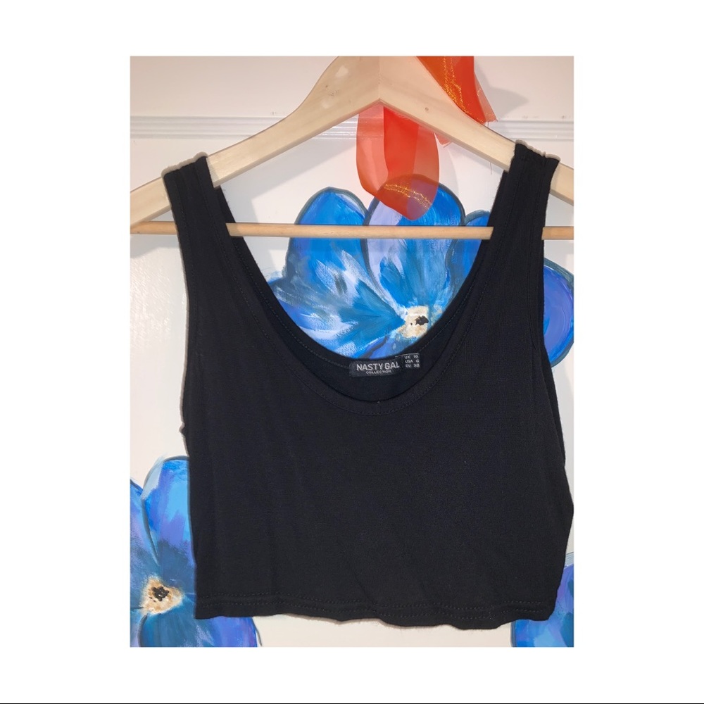 Nasty gal black tank top